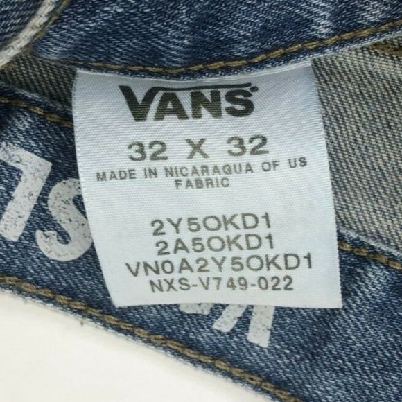 Men's Vans V16 Slim Jeans Size 32x32 - Picture 6 of 9